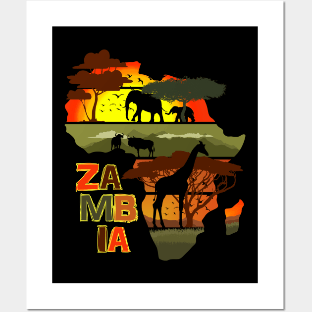 Zambia Wall Art by Nerd_art